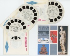 Famous Sculptures Louvre Museum Paris France View-Master Reels C-178 Copy Cover