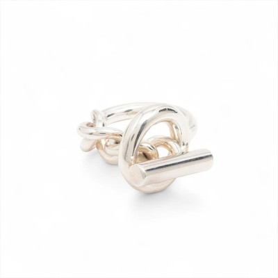 Hermès Croiset Ring 48 925 13.8g Silver