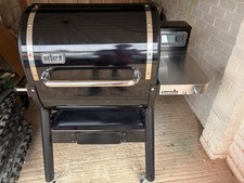 Weber Smokefire EX4 Wood Pellet Grill Black BBQ Smoker Grill