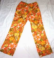 1970s Flares Barbiecore Orange Ski Pants Aspen Skiwear 28" x 28" Retro VTG