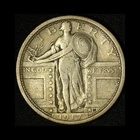 1917- 25C Type 1 Standing Liberty Silver Quarter - Free Shipping USA