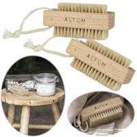 2X NagelbüRste Holz Natur Borsten Buche HandbüRste WaschbüRste Altum Ib Laursen