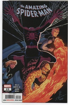 AMAZING SPIDER-MAN #23   JOHN ROMITA JR COVER   WHAT DID PETER DO - 2023