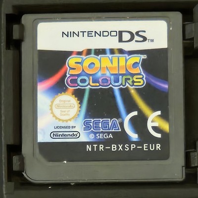 Nintendo Ds Sonic Colours Free Fast Dispatch Australia*No Manual Cover Or Insert
