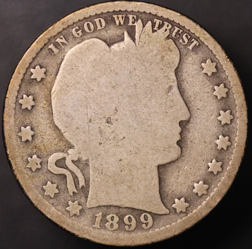 1899 S BARBER QUARTER FRESH FROM AN OLD COLLECTION | LOT BB-801