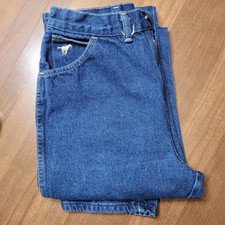 Vintage 90s Womens Wrangler Jeans High Rise Straight Leg Mom Rodeo Western Retro