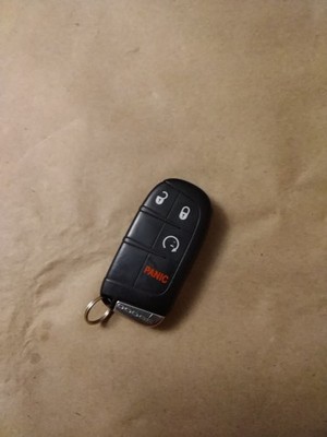 Dodge Key Fob W Lock/ Unlock Remote Start & Panic / Alarm Key Already Cut