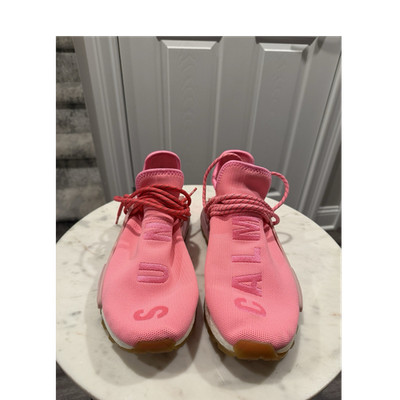 adidas NMD Hu Pink Unisex Low Top Lace Up Sneakers G77140 Solid Logo