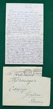 Antique Imperial Russian Signed Letter Grand Duchess Olga Romanov Kuban Cossacks