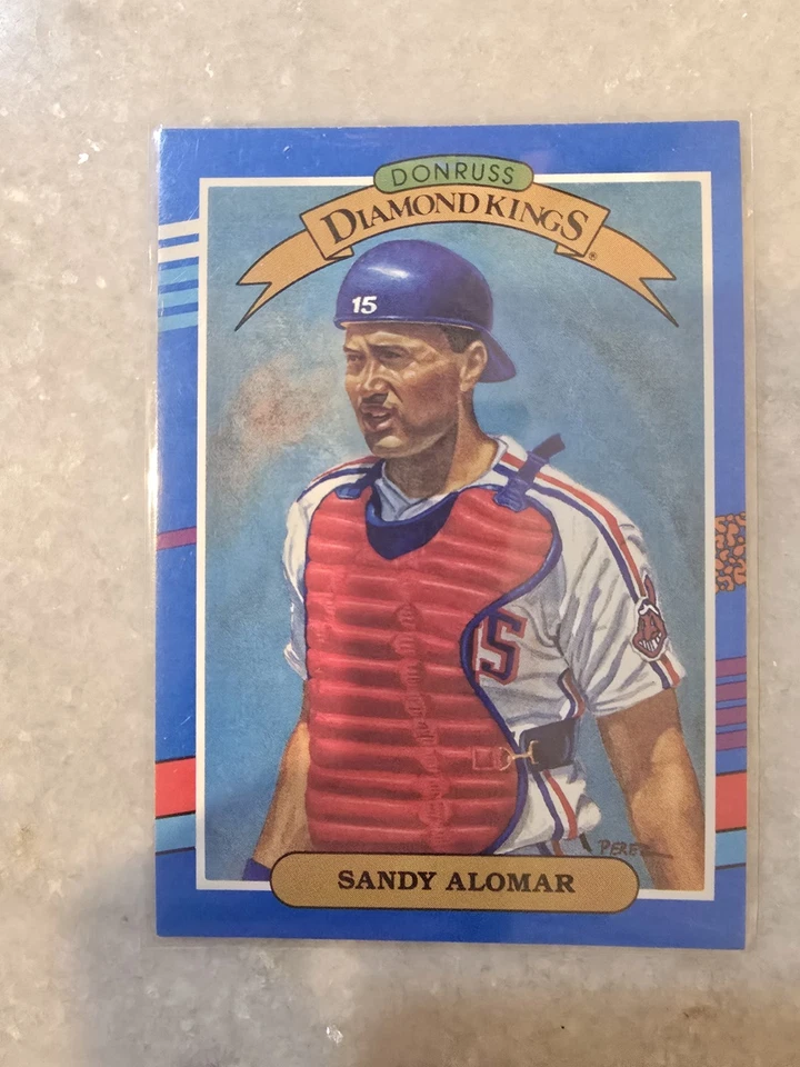 1990 DR Diamond Kings Sandy Alomar Bobby Thigpen errores Cecil Fielder & Chklst Foto 2 de 4