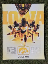 2026 IOWA HAWKEYES Football Official Poster S...