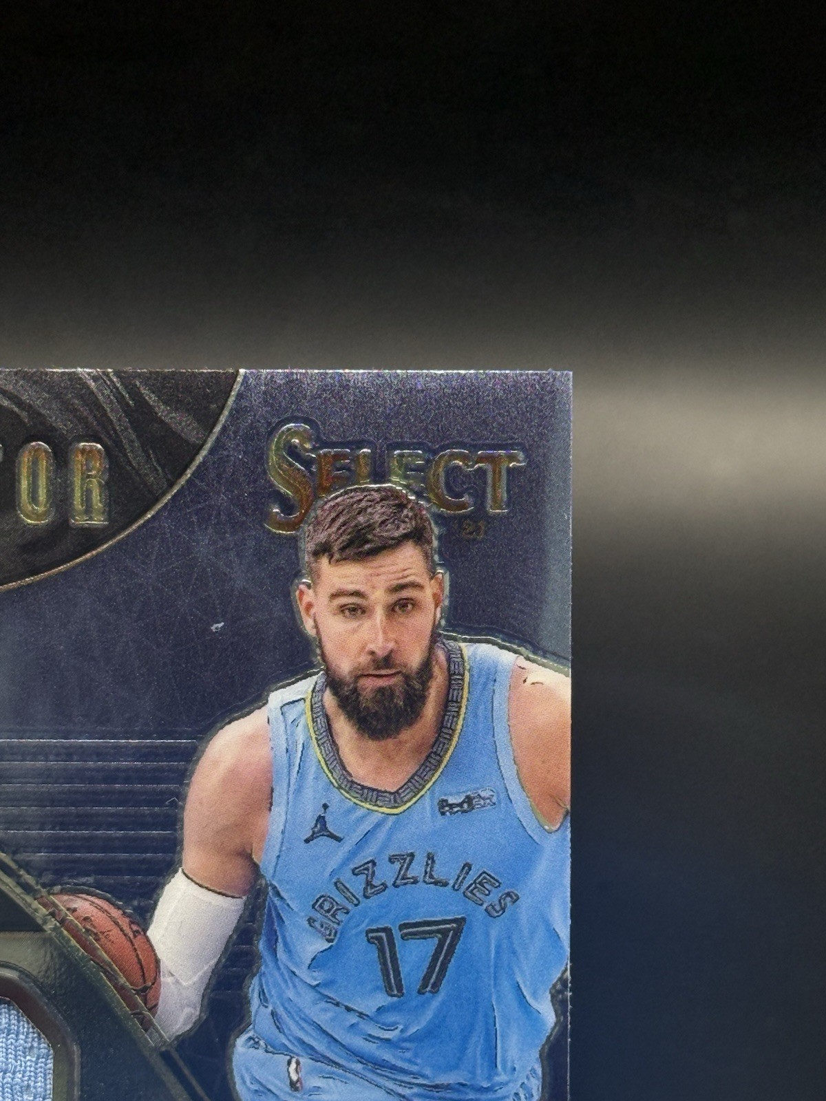 2024 Panini Select X-Factor Patch Auto Silver JONAS VALANCIUNAS 143/249 NUGGETS view 2