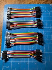 4 Pieces 10CM MF, MM Dupont Wire Jumper Cable Arduino Breadboard