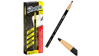 8008285093382 Marker woskowy Dermatograf 2,0mm czarny Sharpie China Sharpie