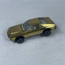 VTG 1968 Hot Wheels Redline Custom AMX Gold D...