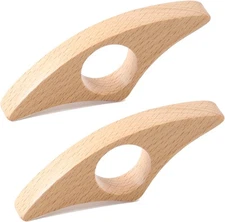 2Pcs Book Page Holder Thumb for Reading with One Hand Yellow 