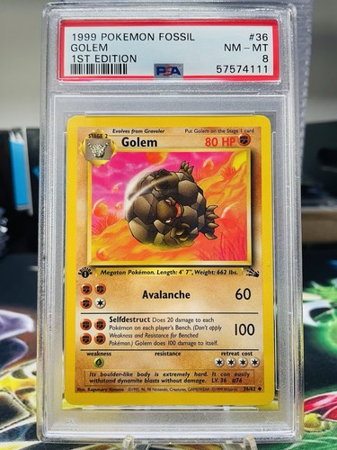 Golem (1st Edition) graded PSA 8 for sale on eBay