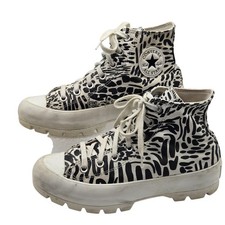 Zapatos Converse Chuck Taylor All Star 2 para mujer talla 8 blanco plataforma estampado animal