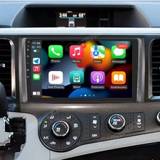 Android 15 Apple Carplay Gps Navi For Toyota Sienna 2011-2014 Car Stereo Radio