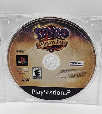 Spyro A Heros Tail PlayStation 2 PS2 Sony Video Game Disc Only Tested Working 