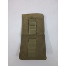 Tactical Coyote Brown Folding Map Pouch ID Holder Elastic Loop Organizer Pouch