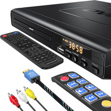 DVD Player for TV with HDMI Play All Regions Simple DVD Player for Elderly