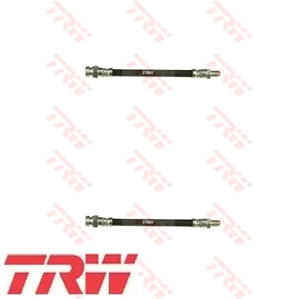 2X Bremsschlauch TRW PHB396 2 BremsschläUche Rechts Links Hinterachse FüR Saab-image