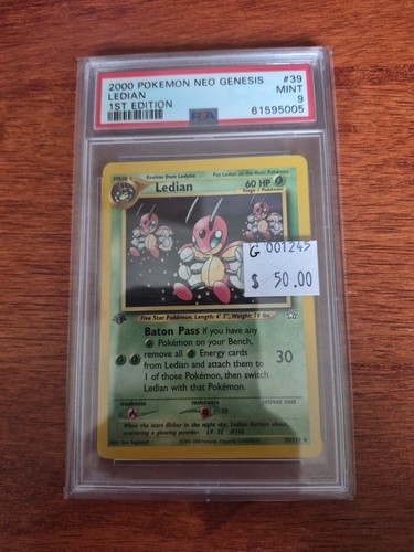 Ledian (1st Edition) graded PSA 9 for sale on eBay