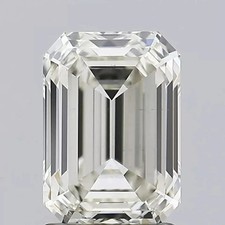 4.50 Ct Lab Grown CVD Diamond Emerald Cut D Color, IF Certified Loose Diamond