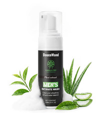 Men's Intimate Wash pH Balanced Foaming Tea Tree Groin Cleanser, Odor Control