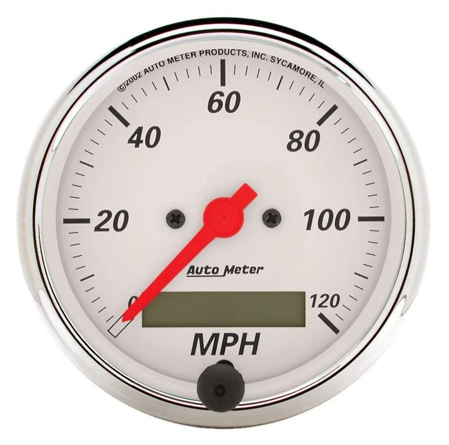 Autometer 1388, One Arctic White 3-1/8In 120 Mph Speedometer Performance Parts - Image 2 of 4