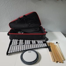 TAMA Bell Kit with Stand, Drum Pad, Mallets, and Rolling Bag