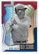 Babe Ruth 2021 Prizm Old School Red White and Blue Prizm #OS-1