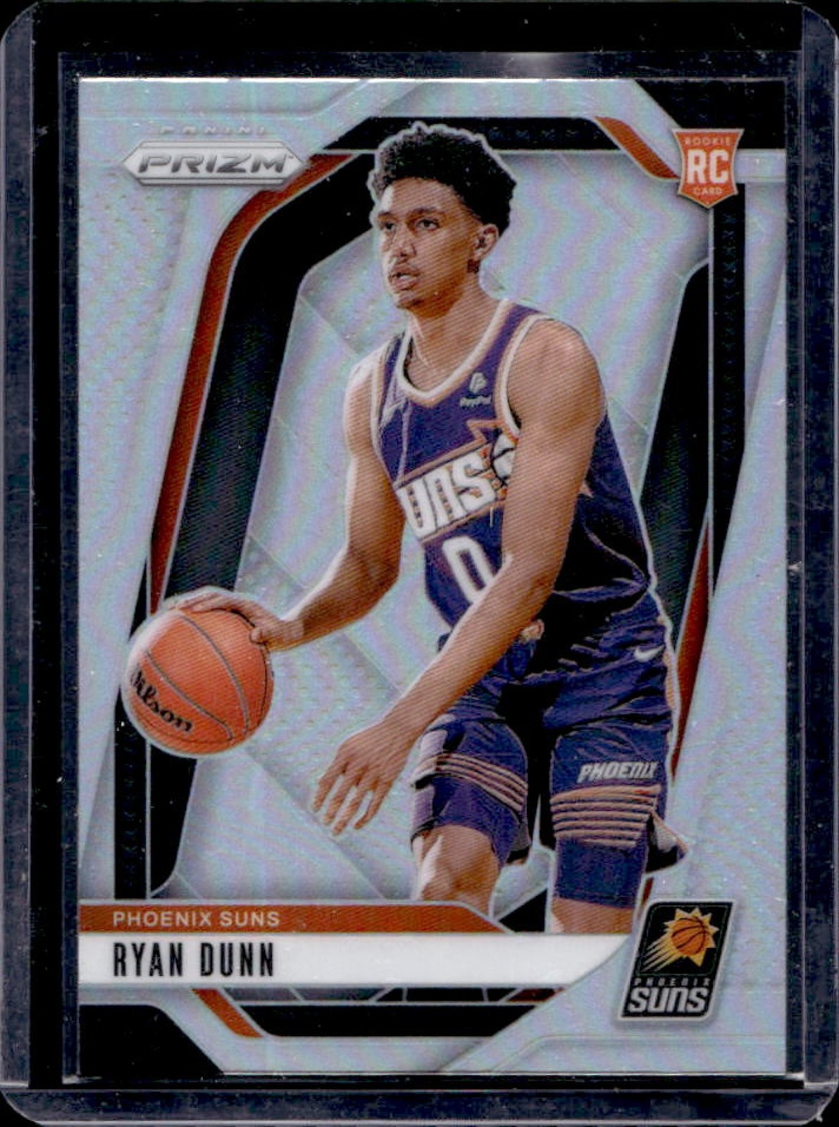 2024-25 Prizm Ryan Dunn RC Silver Rookie #258 Suns