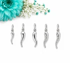 Silver Horn of Plenty Charm Pendant Charm 925 Sterling Lucky Good Luck Gift
