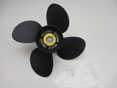 AMITA4 (C) 10.8 X 12 4-Blade Propeller for Mercury/Mariner/Force 25-70 HP Outboa