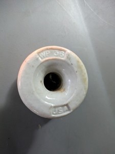 LOT Vintage Antique White WP36 China Porcelain Electric Fence insulators