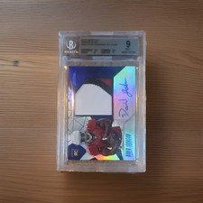 Panini 2015 Certified David Johnson Cardinals Rookie Patch Auto #202 BGS 9