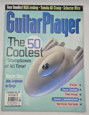 Guitar Player Magazine September 2002 Stompbox cover