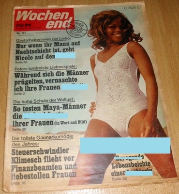 Wochenend Nr/ 15.12.1971 Zeitschrift Illustrierte Gauner Steuerschwindler Santa
