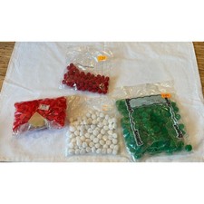 Lot Vintage Pom Poms Assorted Sizes  Christmas Colors Darice