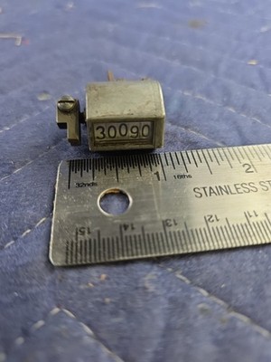 Vintage 5-Digit Veeder Root Mechanical Counter  Works
