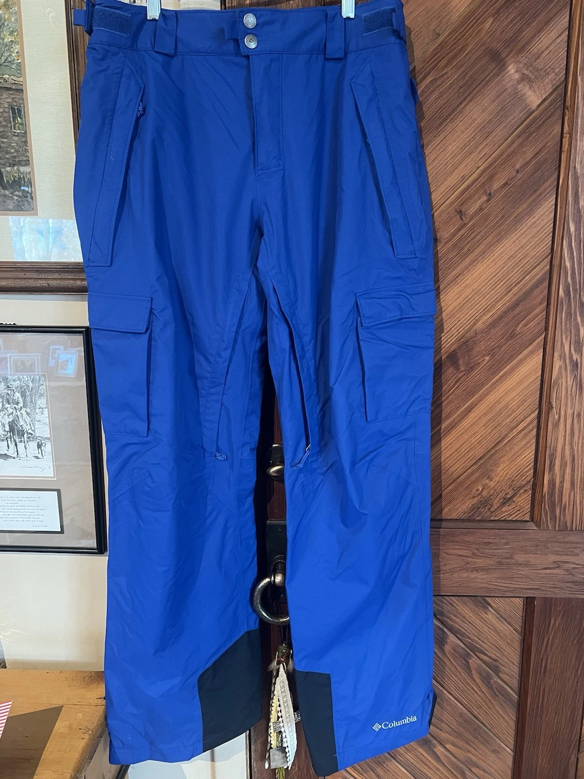 Men’s Columbia Omni Heat And Omni-Tech Waterproof Breathable Ski Pant Large