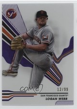 2024 Topps Pristine Purple Refractor 12/99 Logan Webb #250 0z5