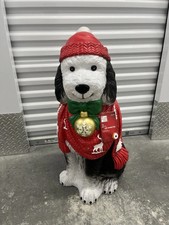 *NEW* 2.5 ft LED Sheepdog Puppy Christmas Blow Mold Home Depot 2025