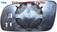 TYC 337-0073-1 Spiegelglas FüR AußEnspiegel Rechts FüR Seat FüR VW
