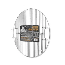 Pit Barrel Cooker Original Chrome Plated Durable Steel Grill Grate | Hinged G...