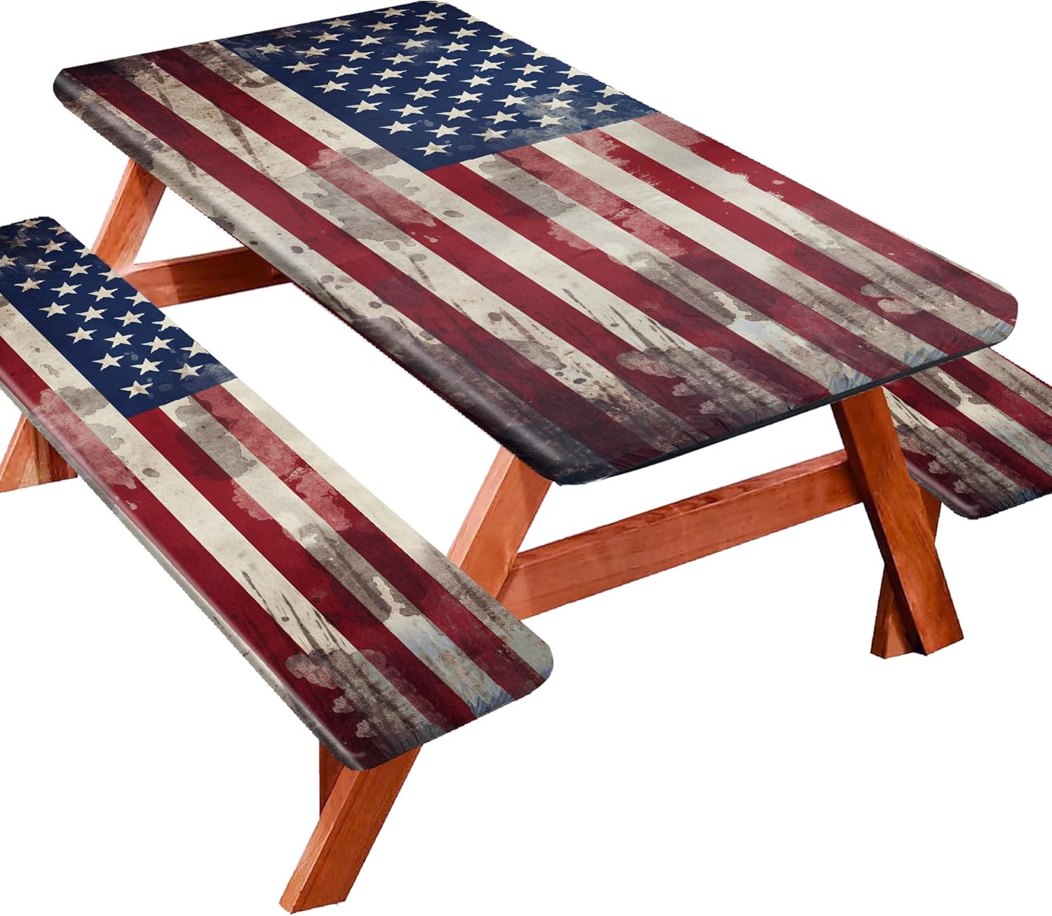 Picnic Table Cover with Bench Covers 6FT 3PCS, Camping Essentials, Fitted Campin