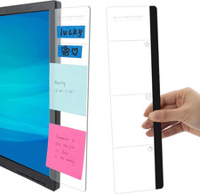 Office Desk Accessories 2Pcs Monitor Memo Board Computer Message Board Office Su