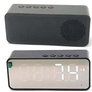 Wireless Bluetooth Speaker with Digital Alarm Clock - Free Shipping